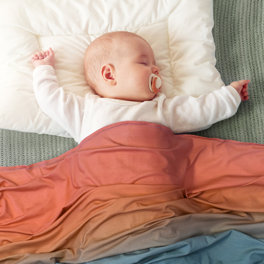 
                      
                        Pima Cotton Sunset Ombre Baby Blanket - Swaddle
                      
                    