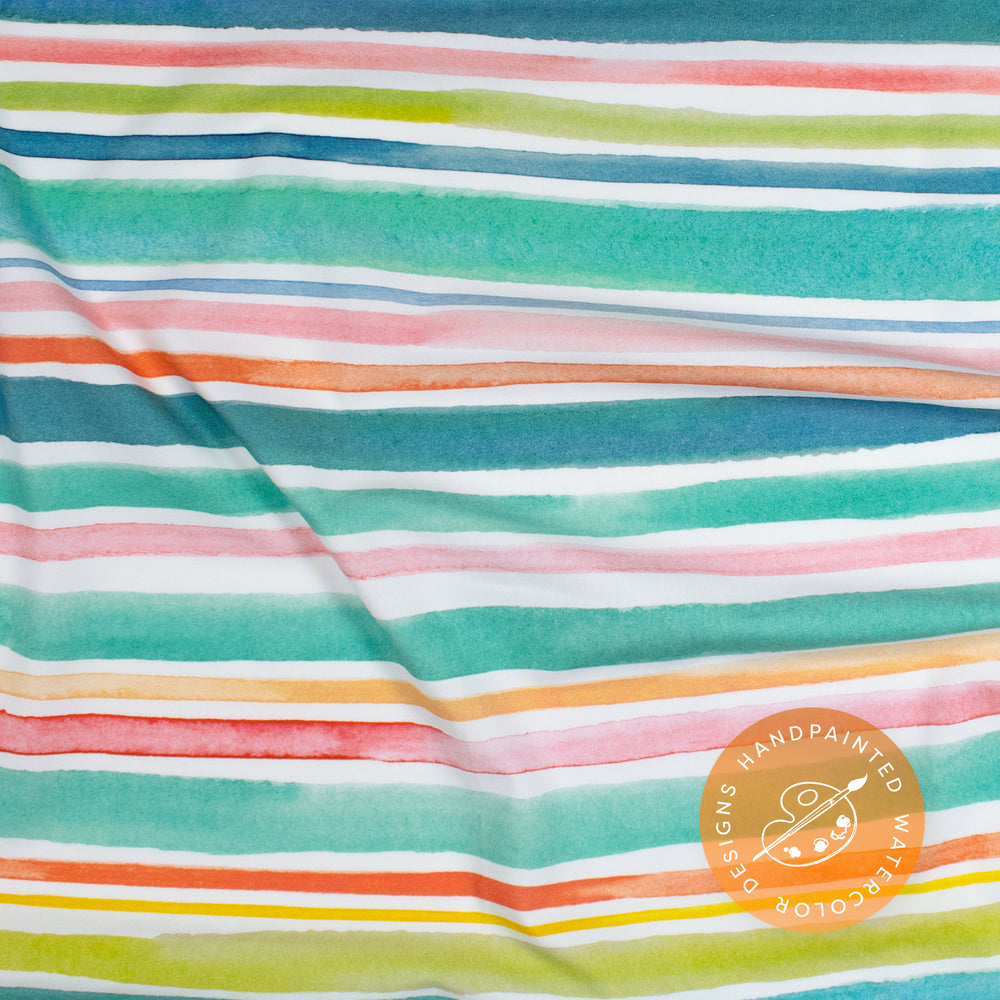 
                      
                        Pima Cotton Happy Stripes Baby Blanket - Swaddle
                      
                    